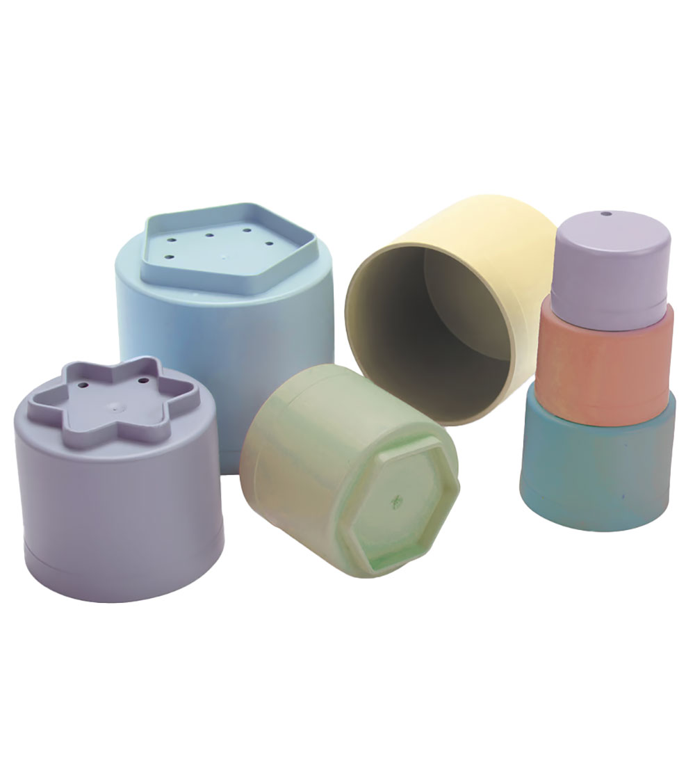 Dantoy Building Buckets - 7 Parts - Multicolour