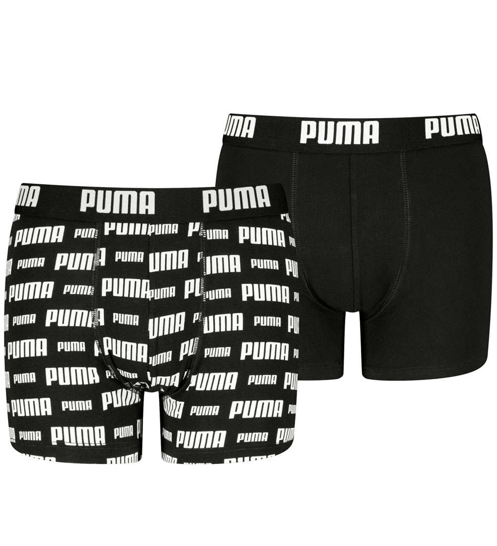 Puma Boxershorts - 2er-Pack - Schwarz