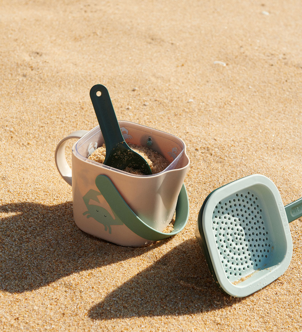 Liewood Beach Set - 5 Parts - Roald - Crab/Sandy
