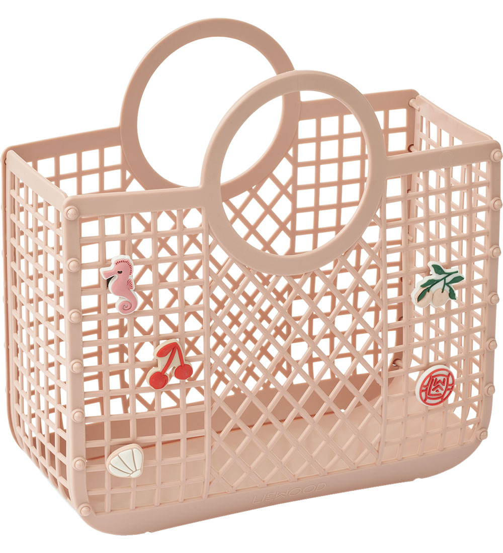 Liewood Folding Basket w. Charms - Samantha - 23x23x8.5 cm - Ros