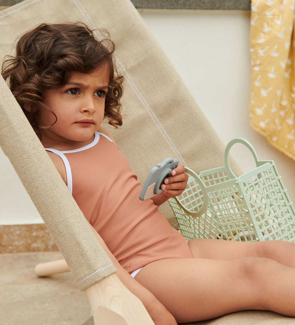 Liewood Folding Basket - Samantha - 23x23x8.5 cm - Light Pepperm
