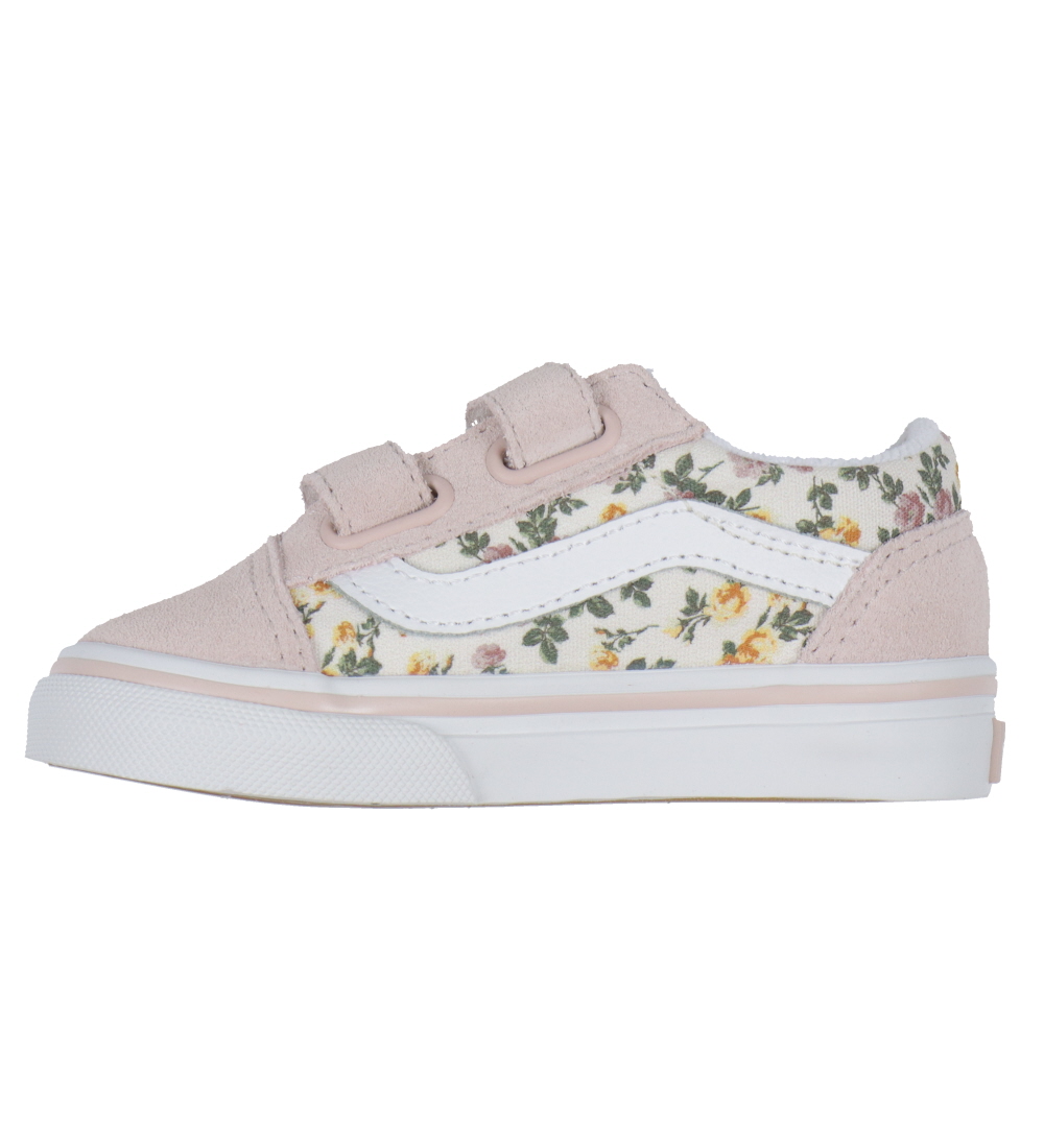 Vans Shoes - Old Skool V Romantic Floral - Pink/Multi