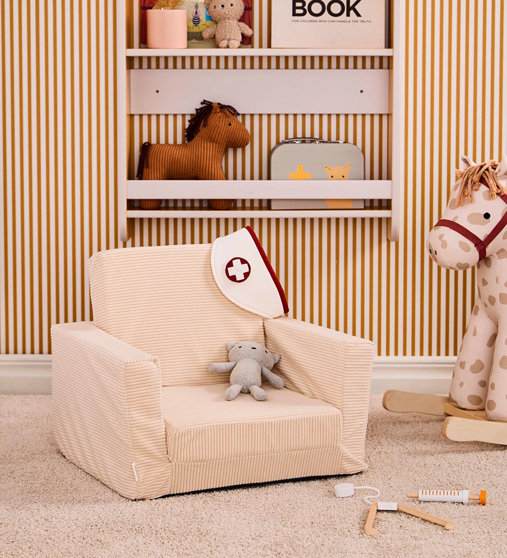 Kids Concept Armchair/Play Mat - Foldable - 42x44x38 cm - Cordur