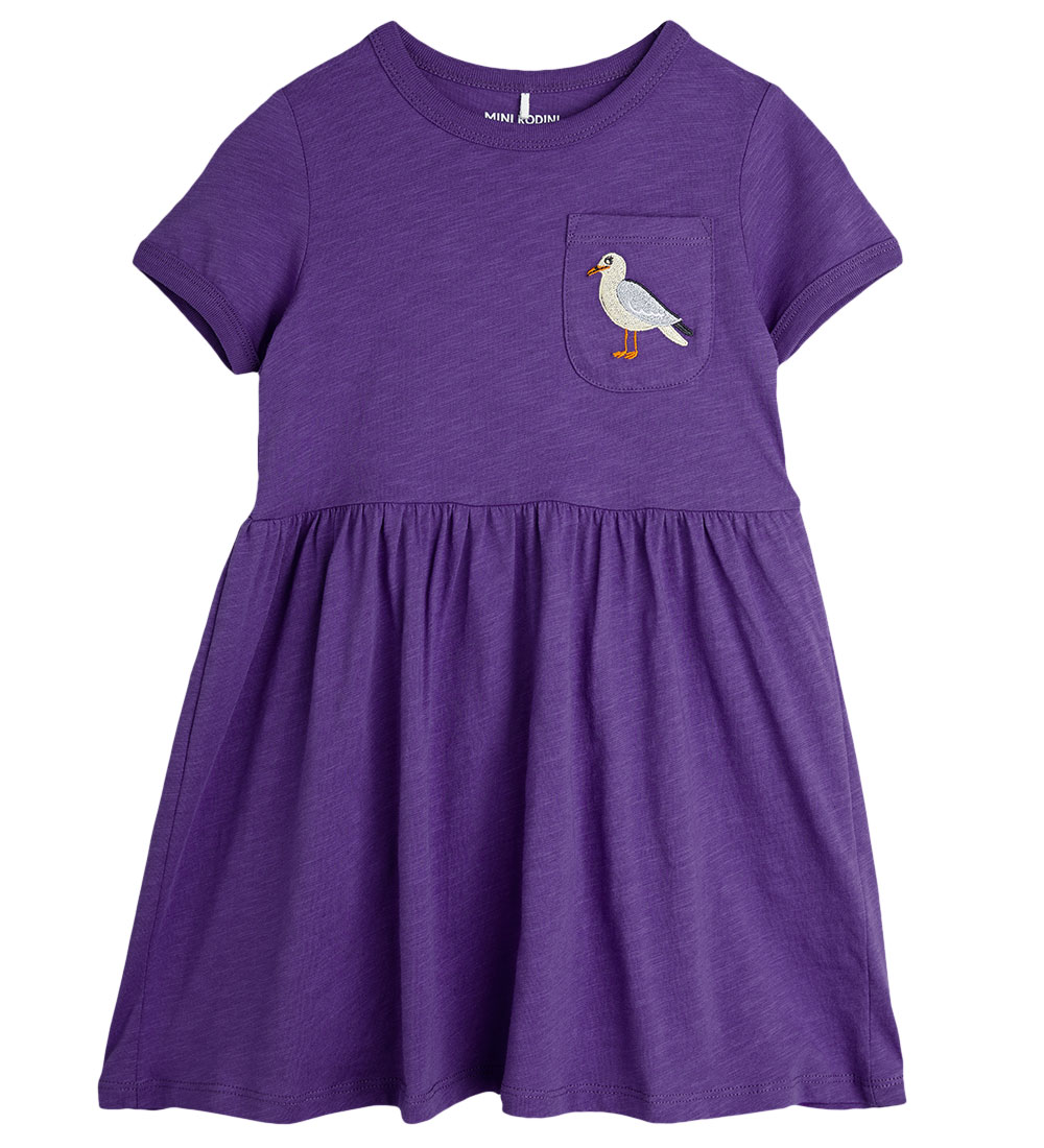 Mini Rodini Kleid - Möwe - Lila