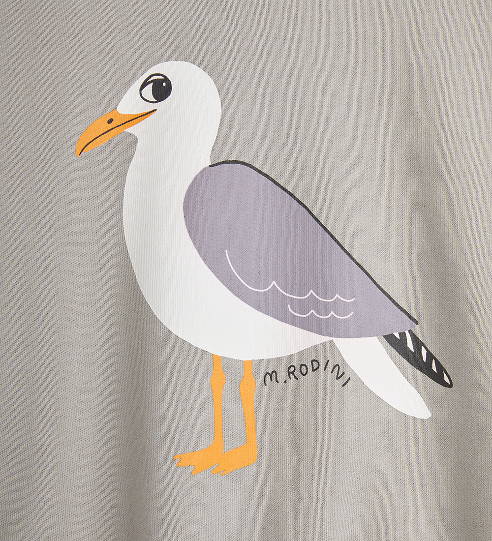 Mini Rodini Sweatshirt - Seagull - Grey