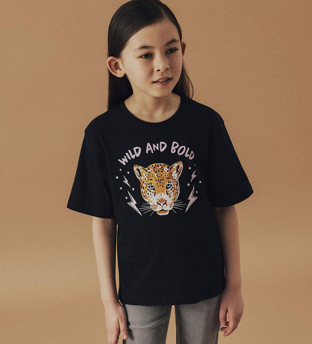 Name It T-Shirt - NkfBetria - Schwarz m. Print