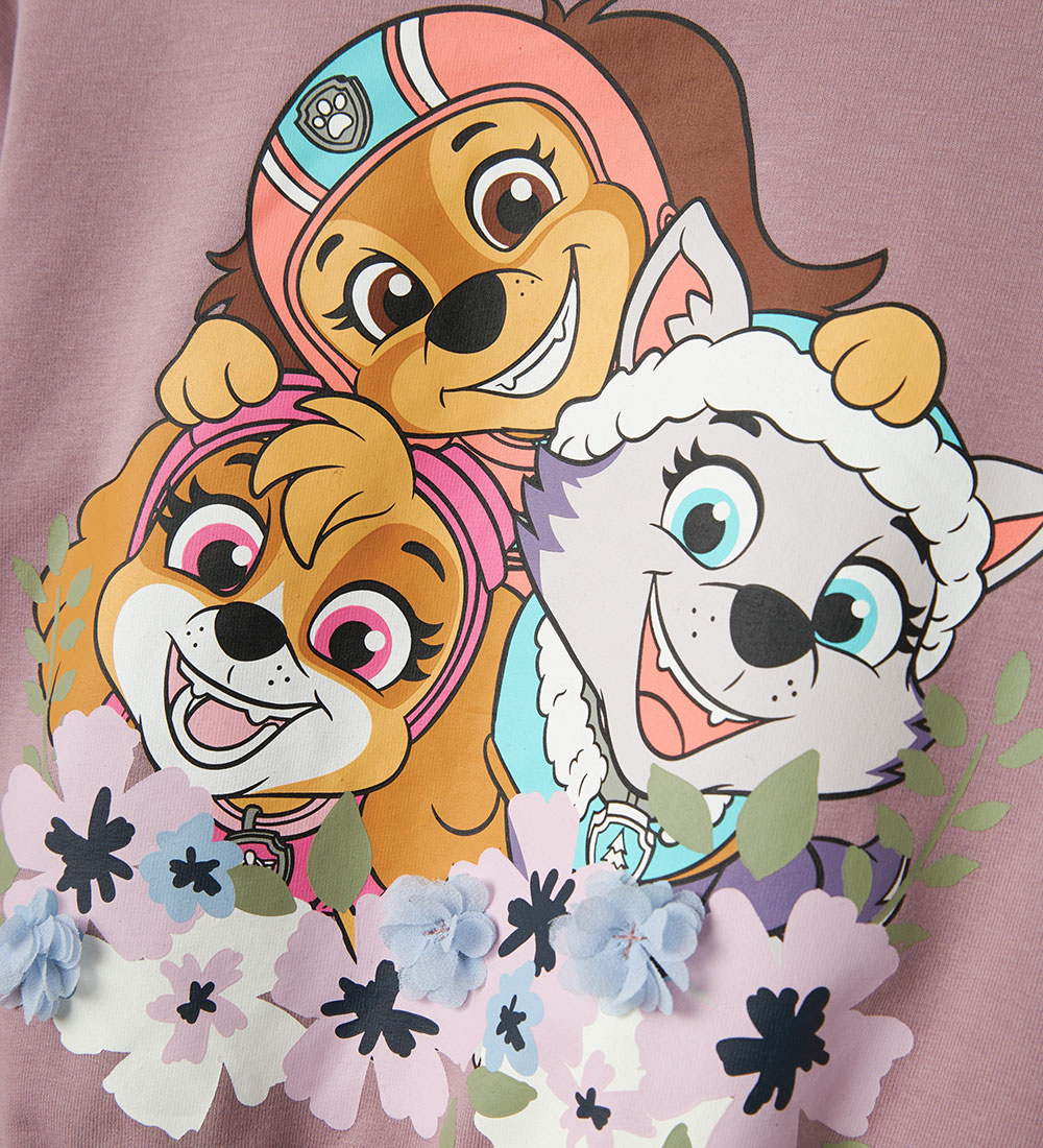 Name It Sweatshirt - NmfJura PawPatrol - Elderberry w. Print