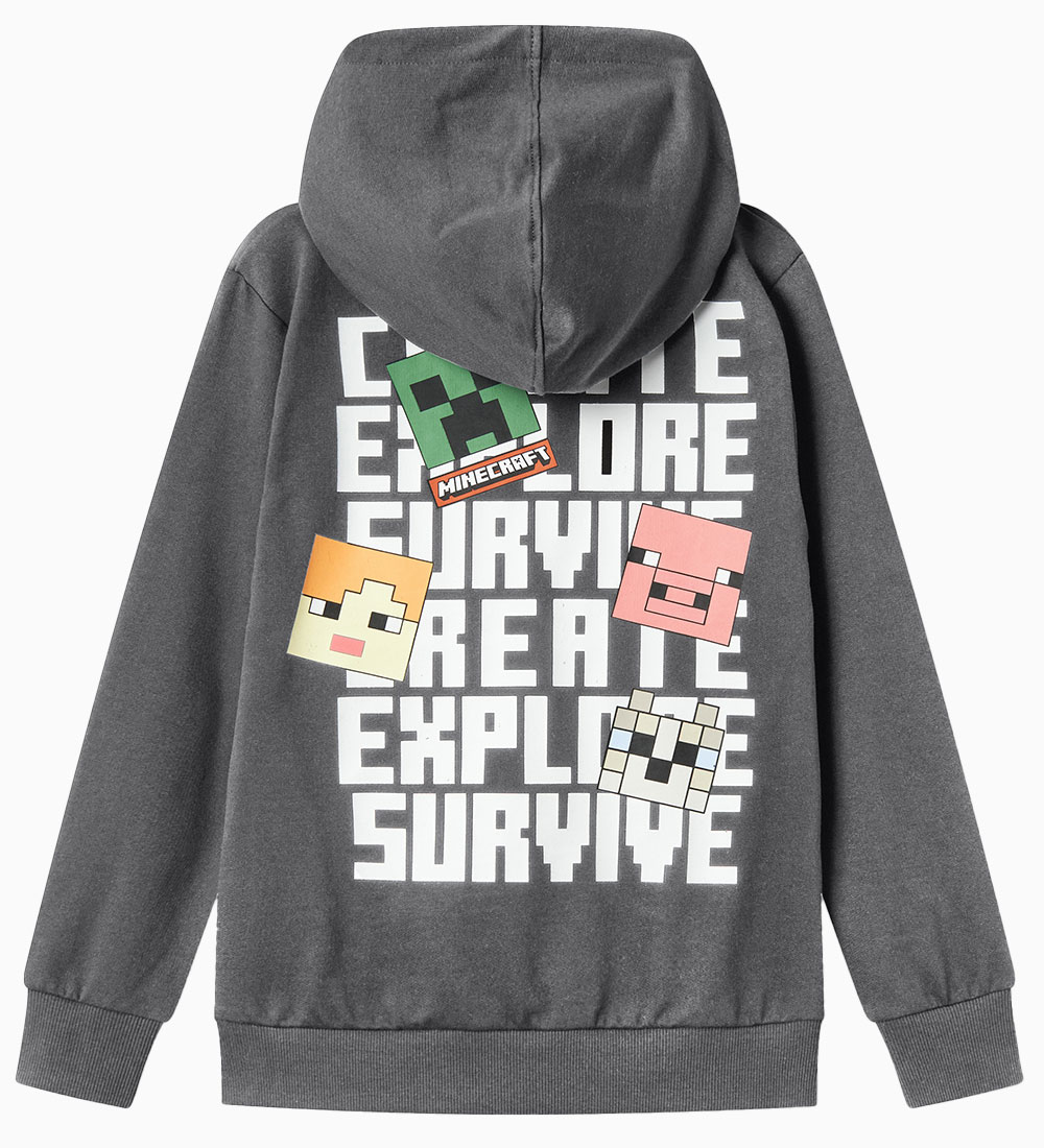 Name It Hoodie - NkmJacot Minecraft - Lava Smoke w. Print