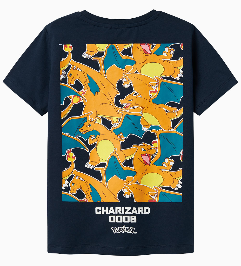 Name It T-shirt - NkmJatin Pokémon - Navy Blazer w. Print