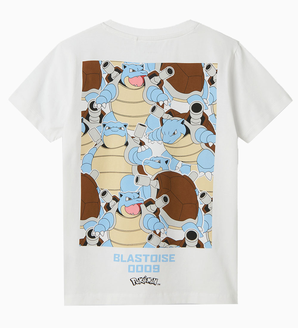 Name It T-shirt - NkmJatin Pokémon - Bright White w. Print