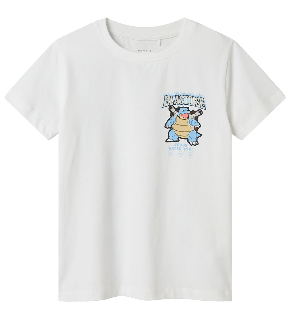 Name It T-shirt - NkmJatin Pokémon - Bright White w. Print