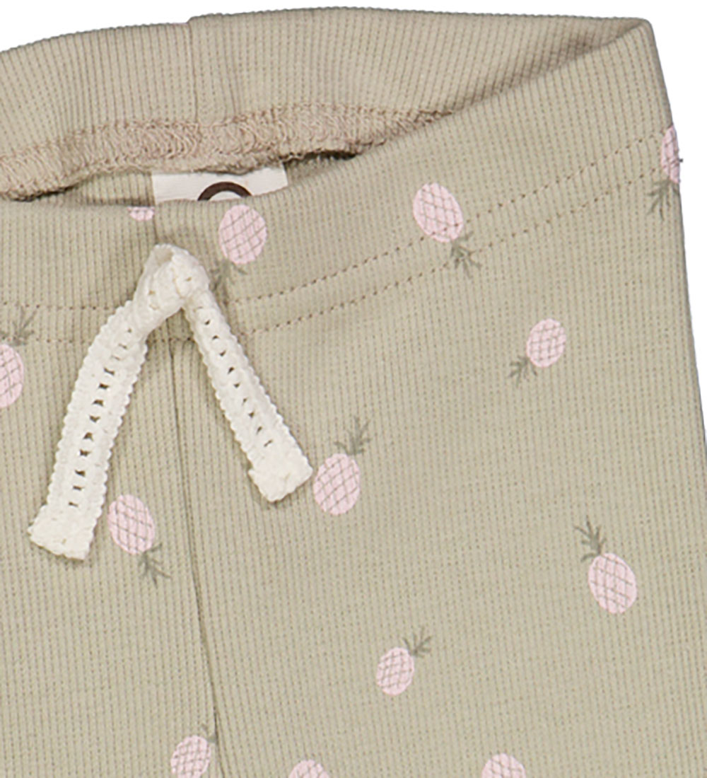 Müsli Trousers - Rib - Pineapple - Soft Green/Poetry Green/Mary