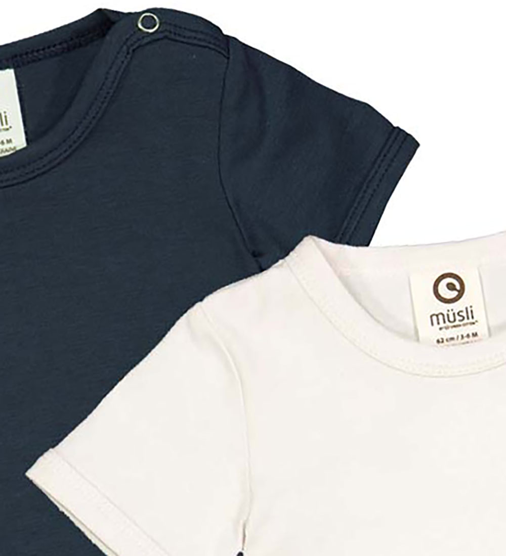 Müsli Bodysuits k/æ - Cozy Me - 2-Pack - Conditioner Cream/Night