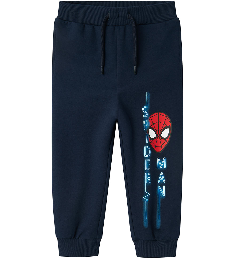 Name It Sweatpants - NmmJaan Spider-Man - Navy Blazer w. Print