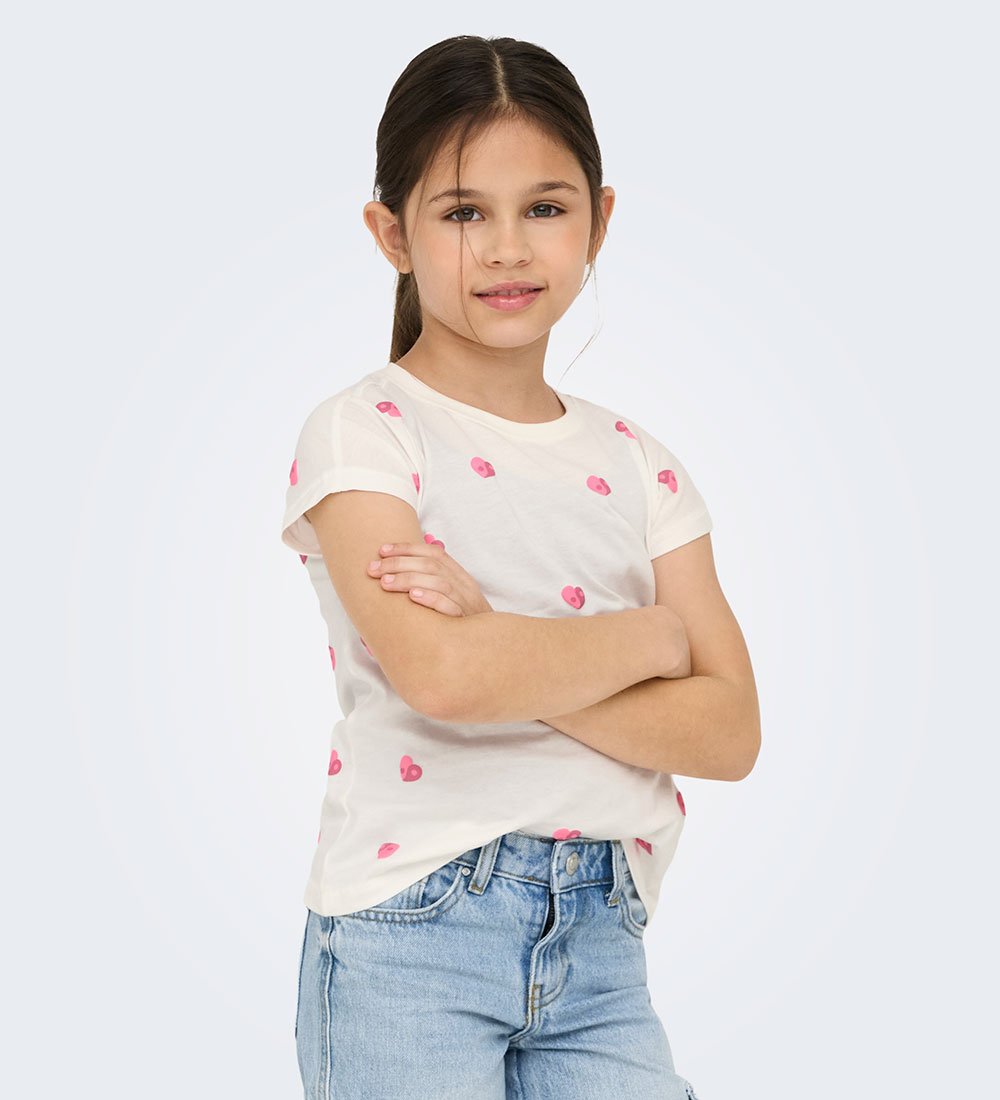 Kids Only T-paita - KogSwet - Cloud Dancer/YingYang