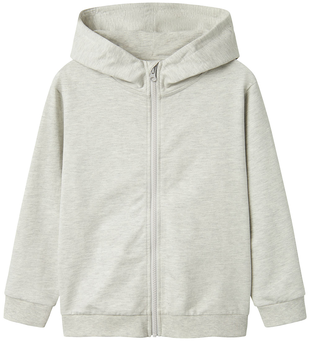 Name It Cardigan - NkmBertillo - Light Grey Melange w. Print