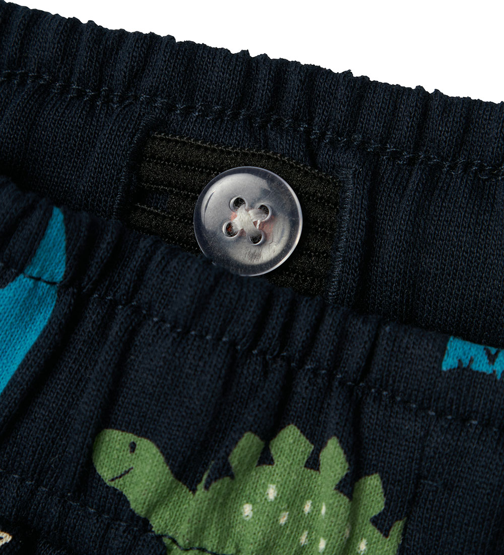 Name It Sweatpants - NmmBertillo - Dark Sapphire w. Dinos