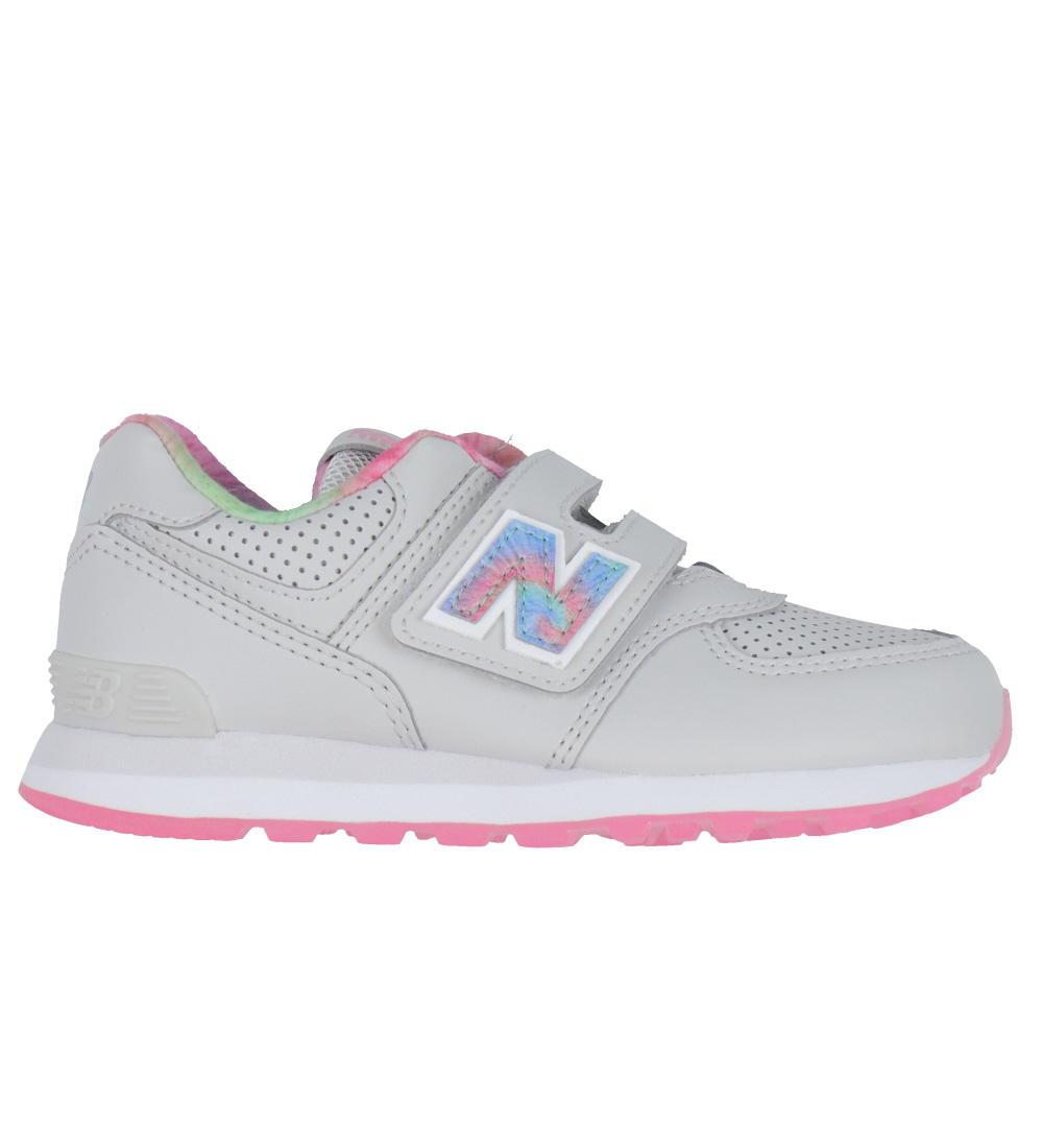 New Balance Schuhe - 574 - Grey Materie/Signal Pink