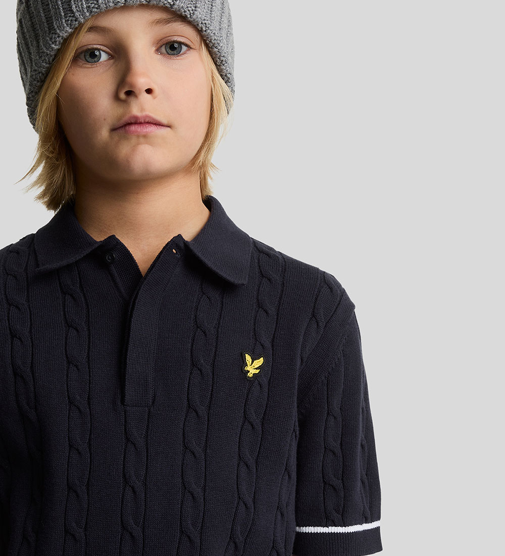 Lyle & Scott Polo - Knitted - Dark Navy