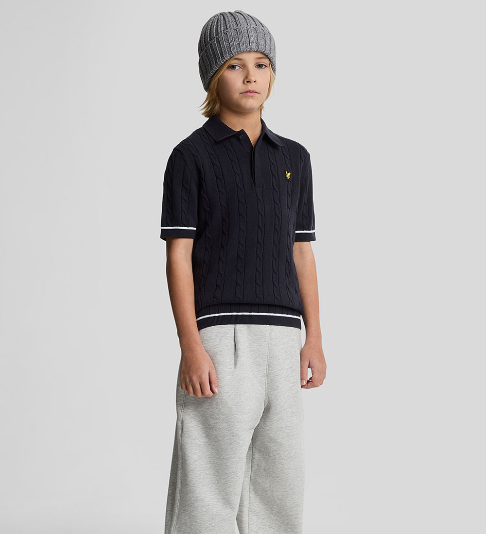 Lyle & Scott Polo - Knitted - Dark Navy