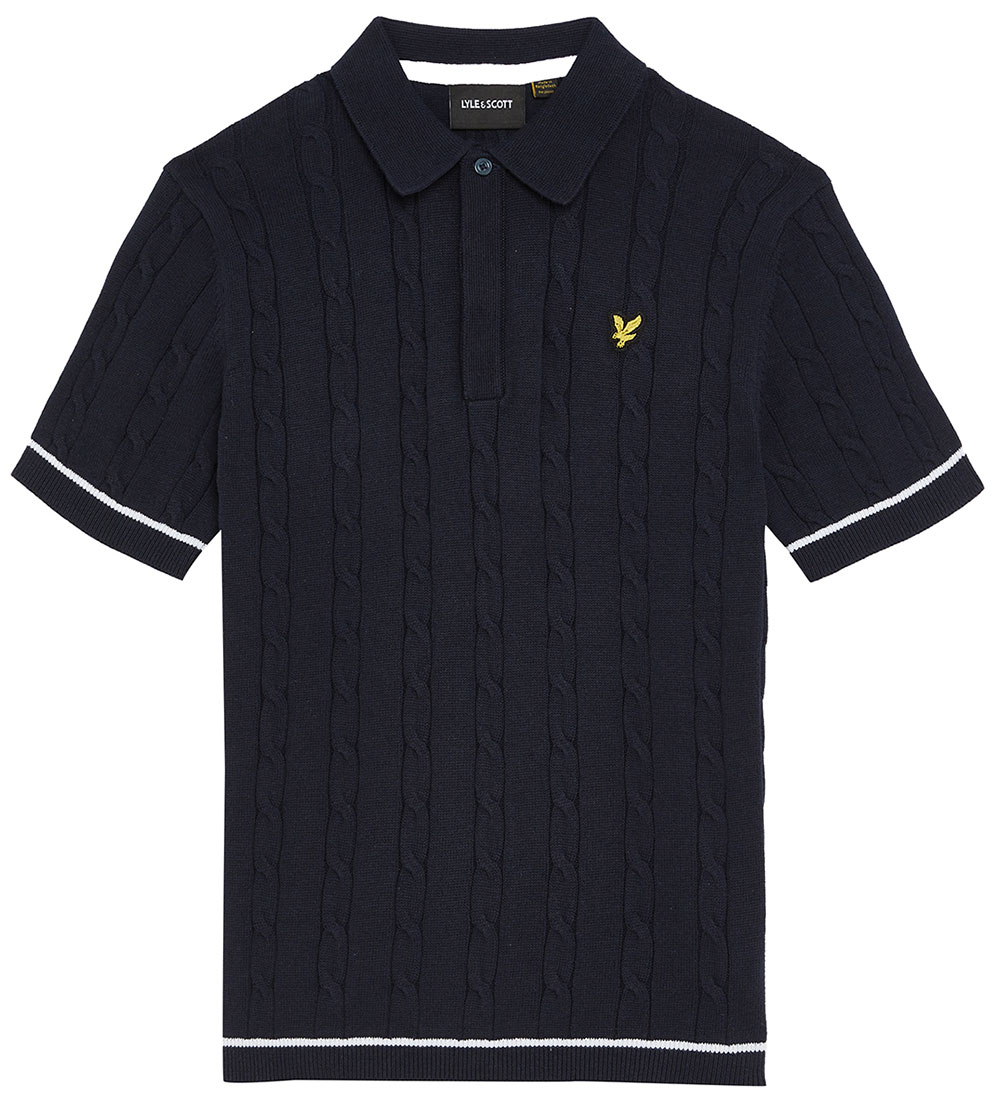 Lyle & Scott Polo - Knitted - Dark Navy