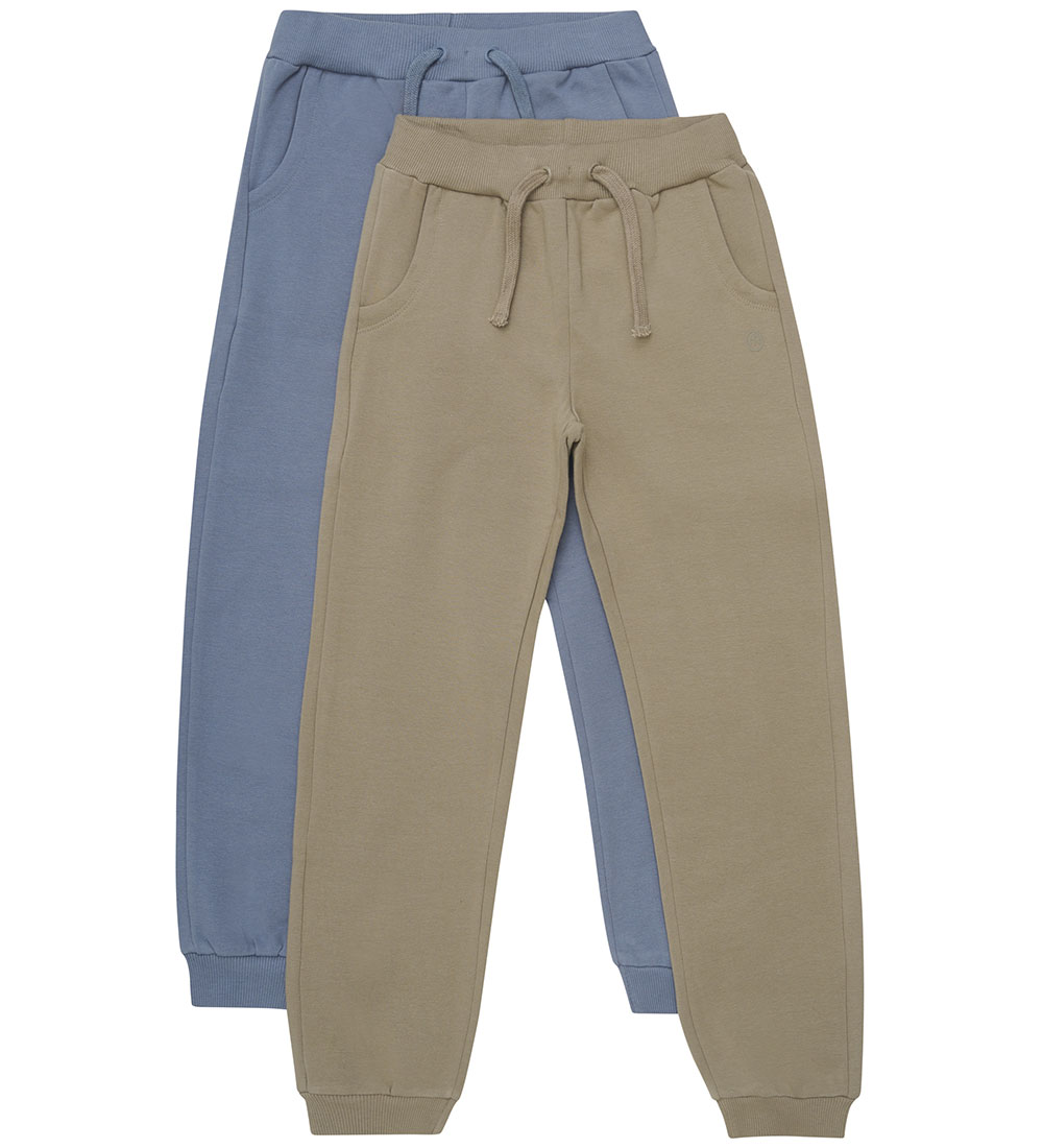 Minymo Sweatpants - 2-Pack - Timber Wolf
