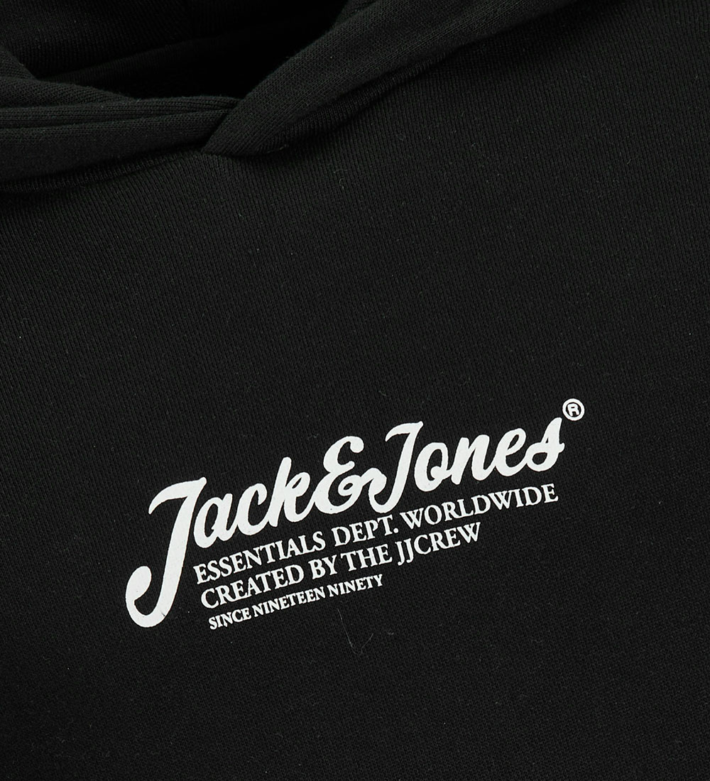 Jack & Jones Hoodie - JjBeau - Black