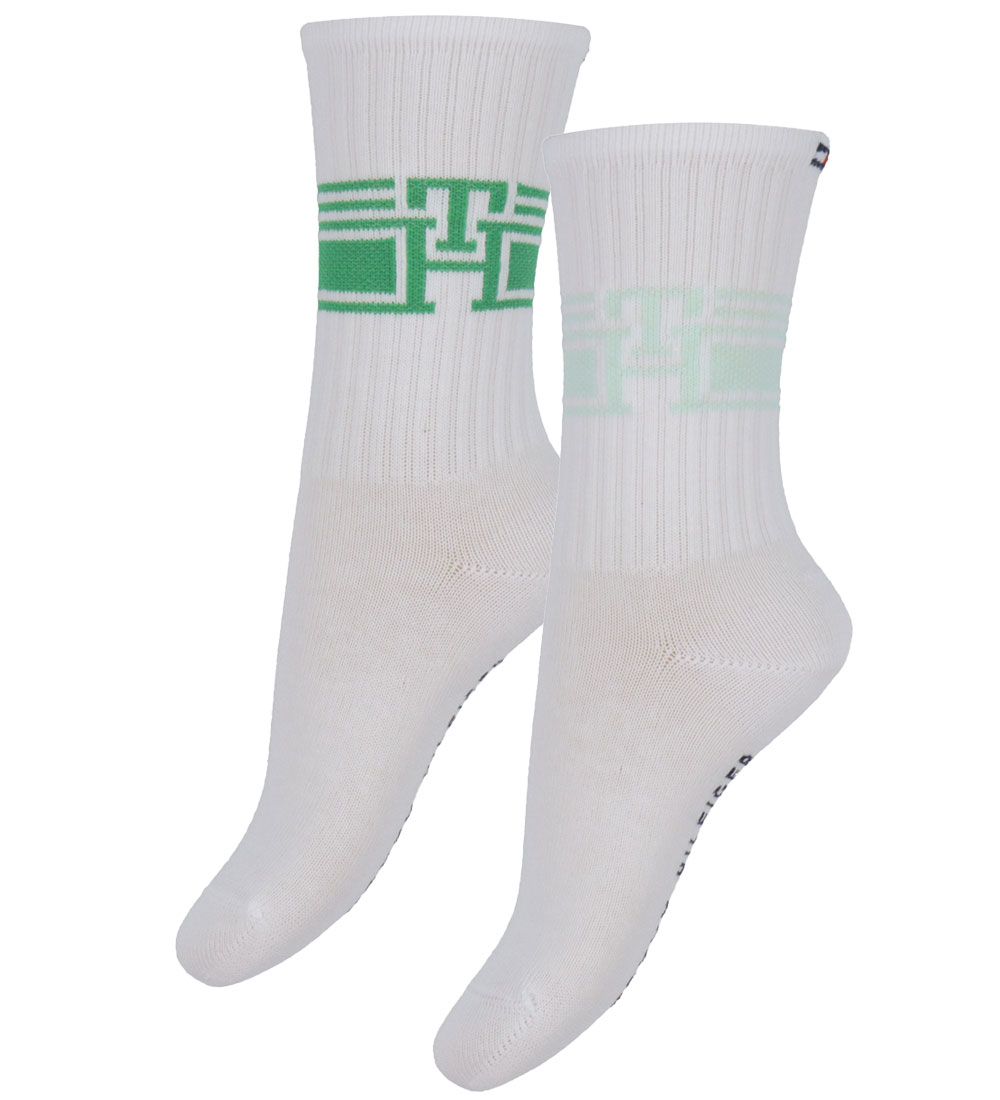 Tommy Hilfiger Socks - 2-Pack - Faded Green