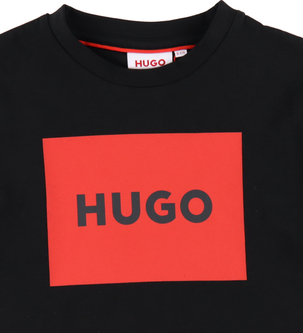 HUGO T-shirt - Black/Red