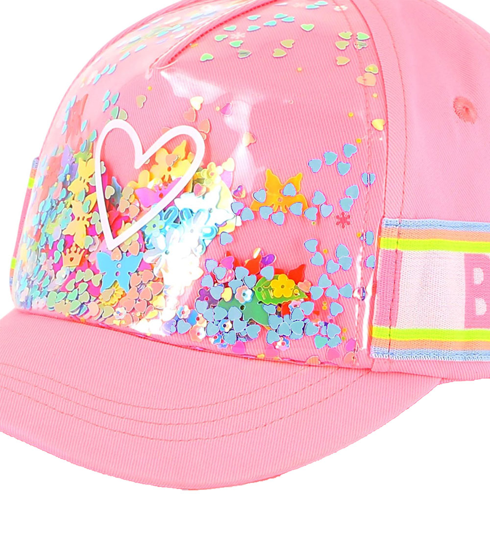 Billieblush Keps - Rosa m. Paljetter