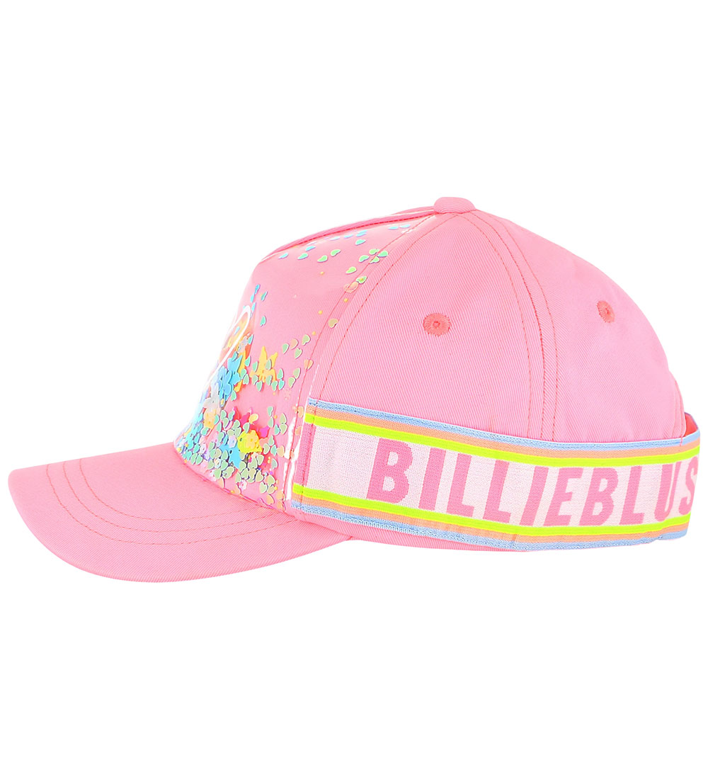 Billieblush Keps - Rosa m. Paljetter