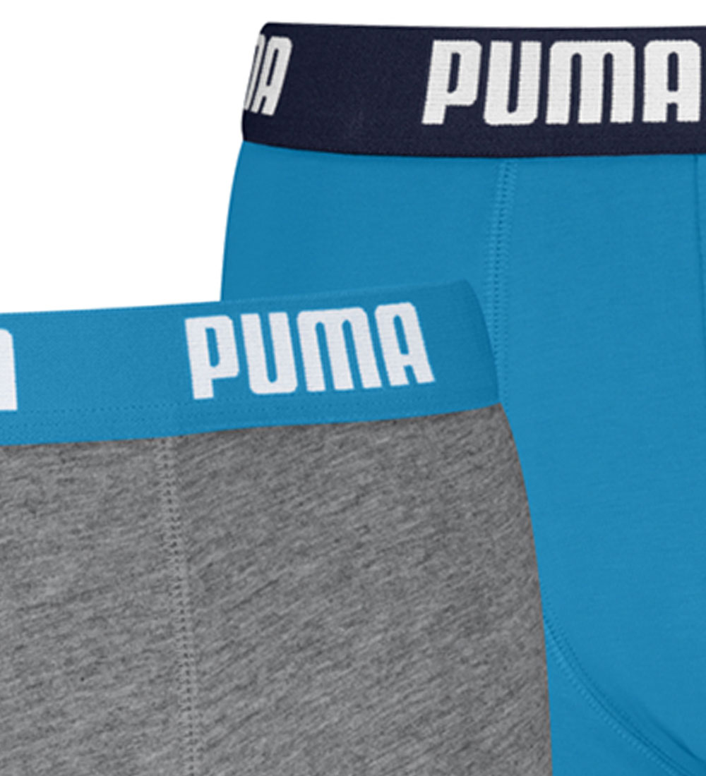 Puma Boxers - 2-Pack - Blue/Gray