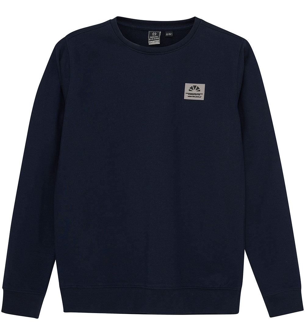 Indverskt Blue Jeans Peysa - Nótt M. Prentað