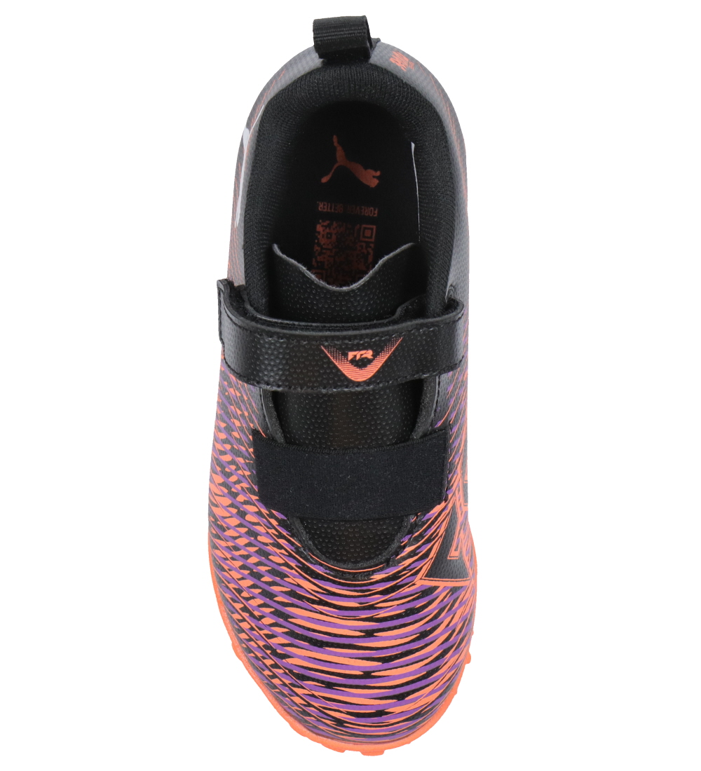 Puma Football Boots - Future 8 Play TT V Jr - Black/White/Glowin