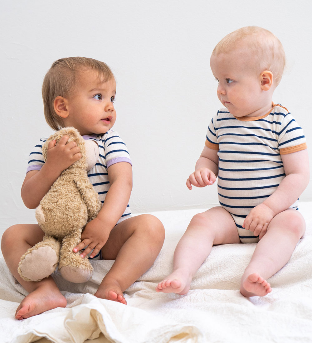 Minimalisma Bodysuit k/æ - Rib - Neve - Sailor/Lilac
