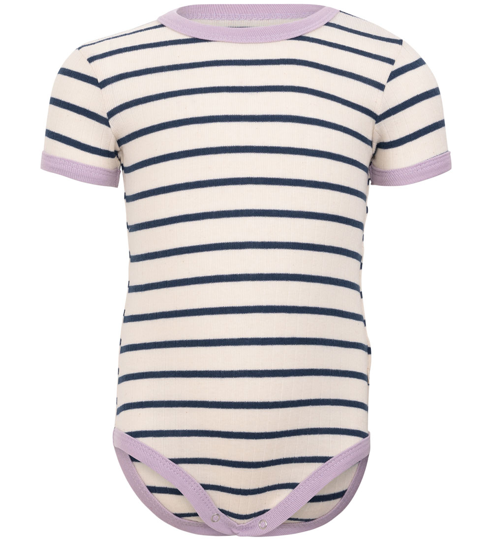 Minimalisma Bodysuit k/æ - Rib - Neve - Sailor/Lilac