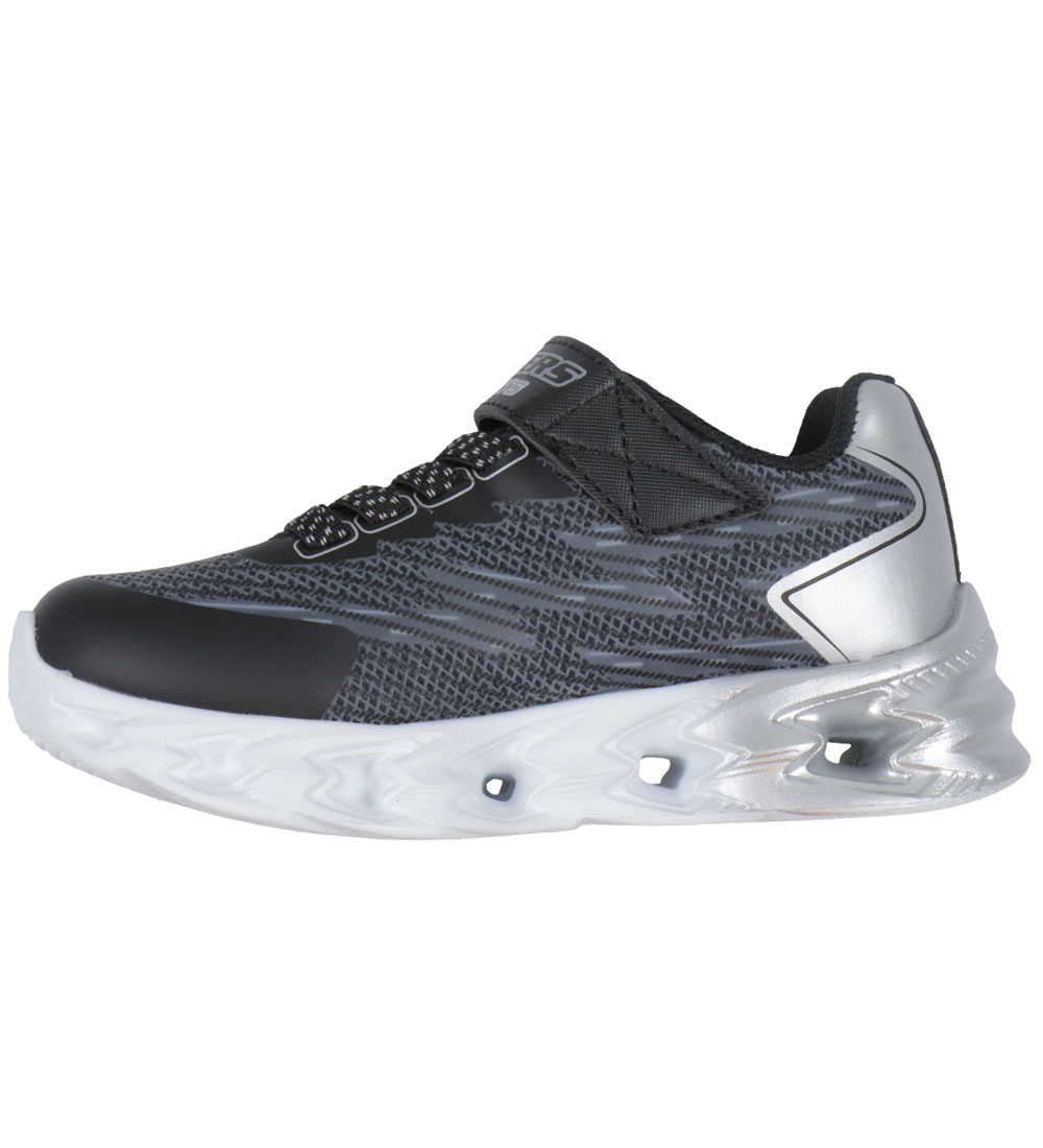 Skechers Shoes w. Light - Vortex 2.0 - Quantroid - Black/Grey