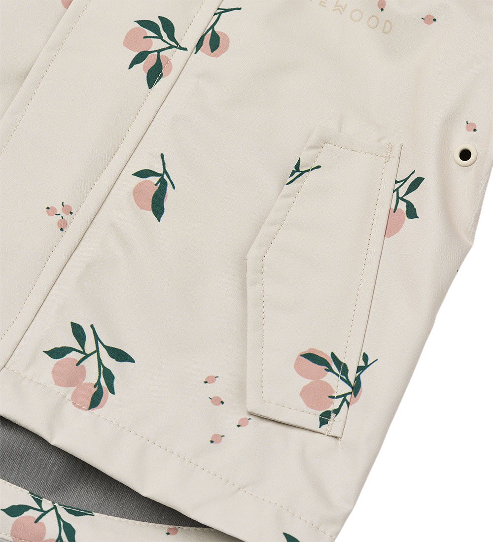Liewood Rainwear w. Suspenders - Manu - Peach/Sea Shell