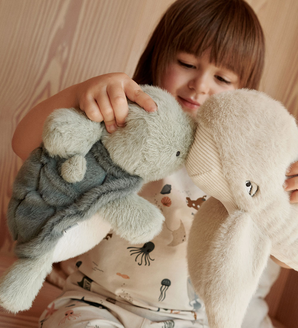 Liewood Soft Toy - Berto & Baby Turtle - 25 cm - Faune Green