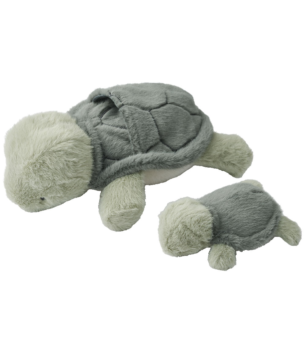 Liewood Soft Toy - Berto & Baby Turtle - 25 cm - Faune Green
