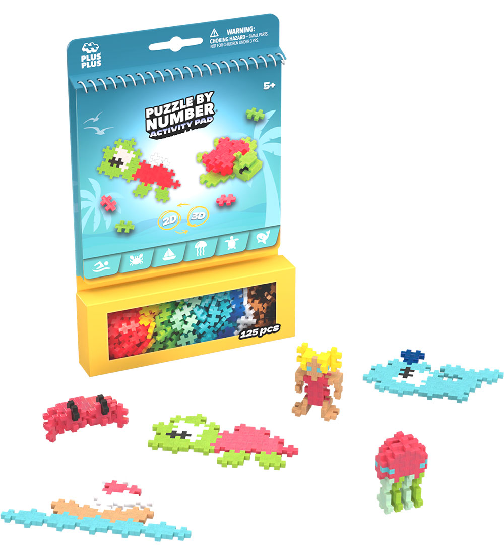 Ensemble d'activités Plus-Plus - Puzzle Ville Nombre - 125 pces