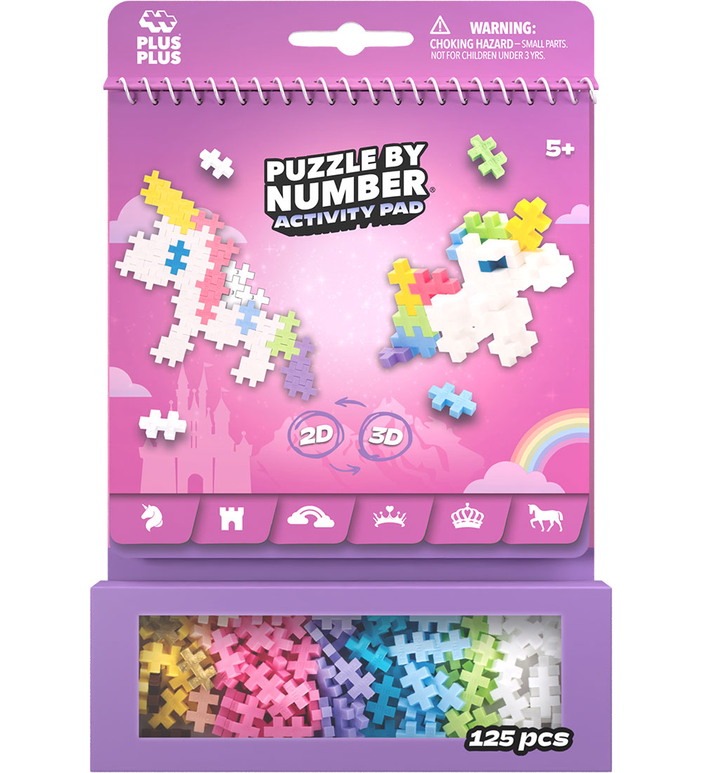 Plus-Plus Activity Pack - Puzzle Town Number - 125 pcs - Fairy T