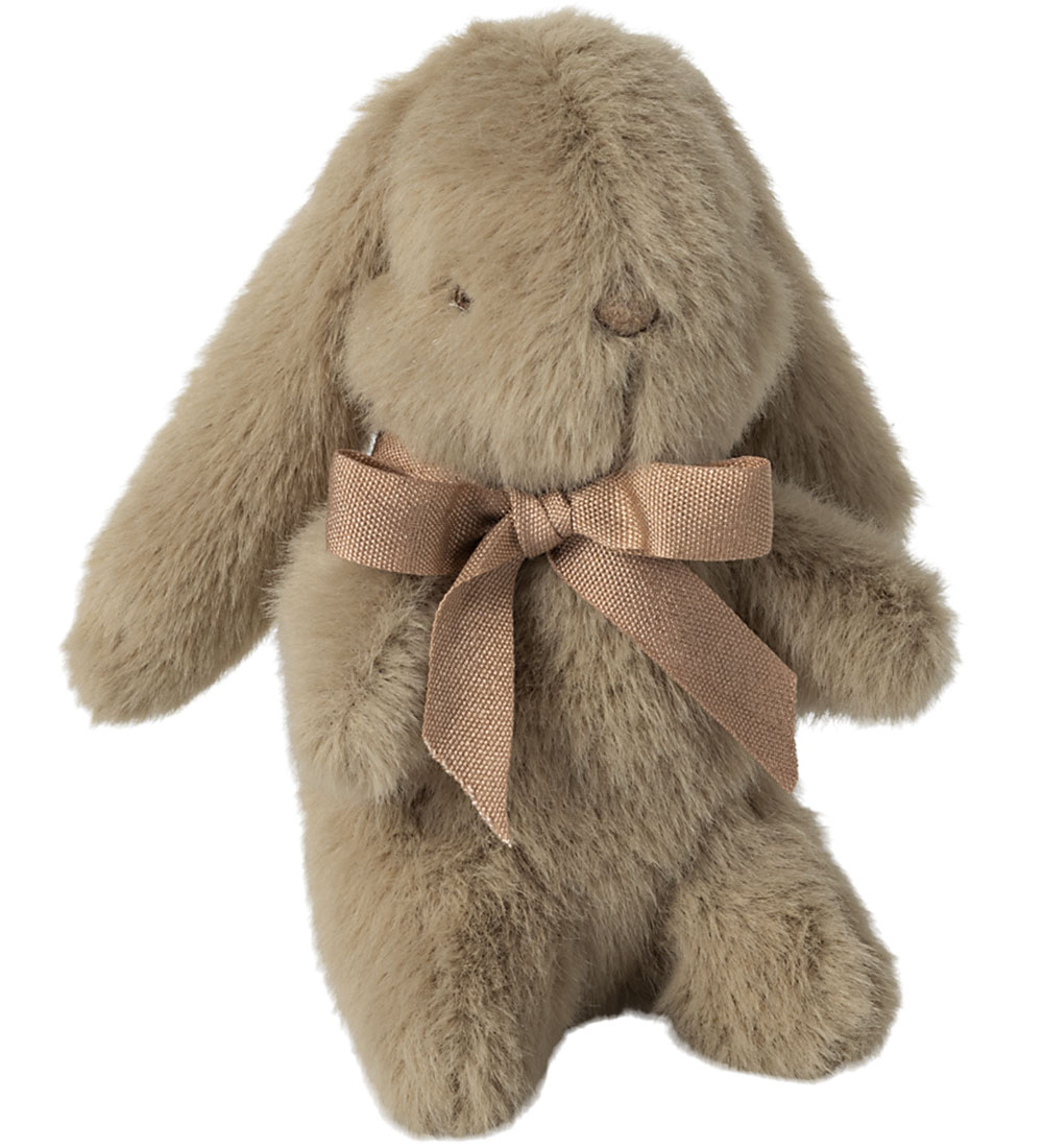 Maileg Soft Toy - Rabbit I Plys - Mini - 13 cm - Dusty Brown