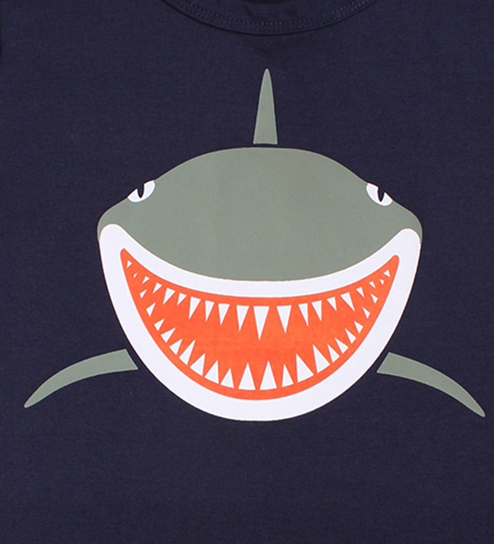 DYR-Cph T-shirt - Animal growl - Navy w. Shark