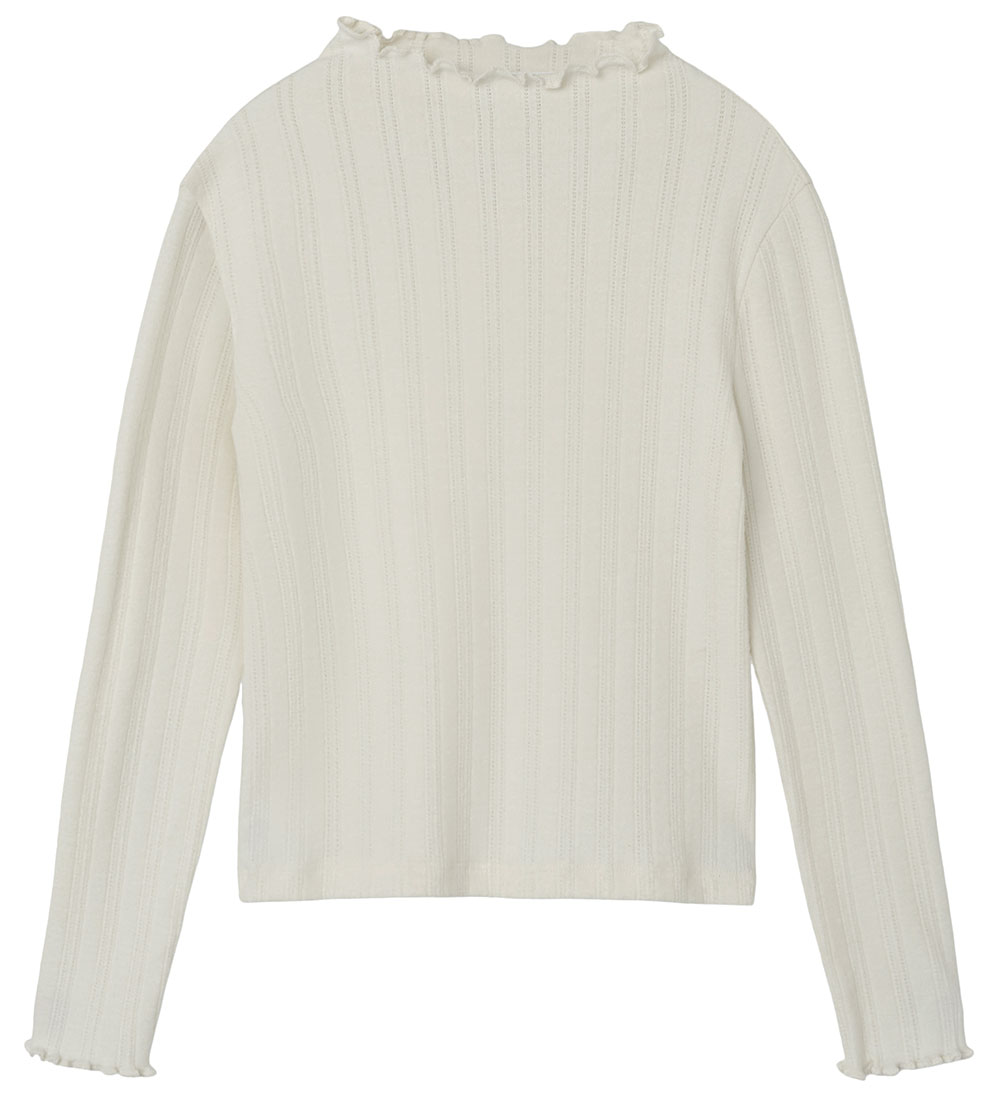 Name It Blouse - NmfRaria - Moonbeam w. Pointelle