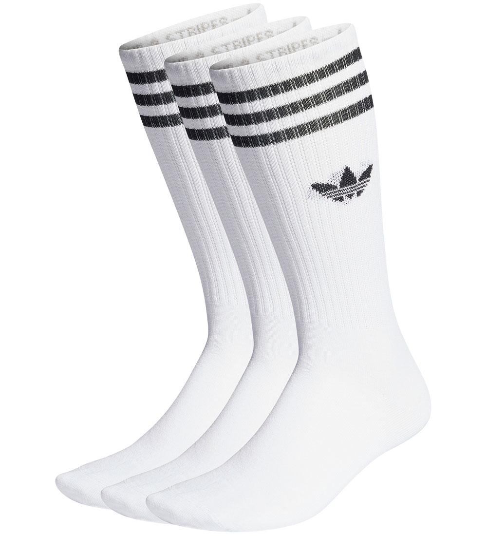 adidas Originals Socken - 3er-Pack - Hoch Crew - Weiß
