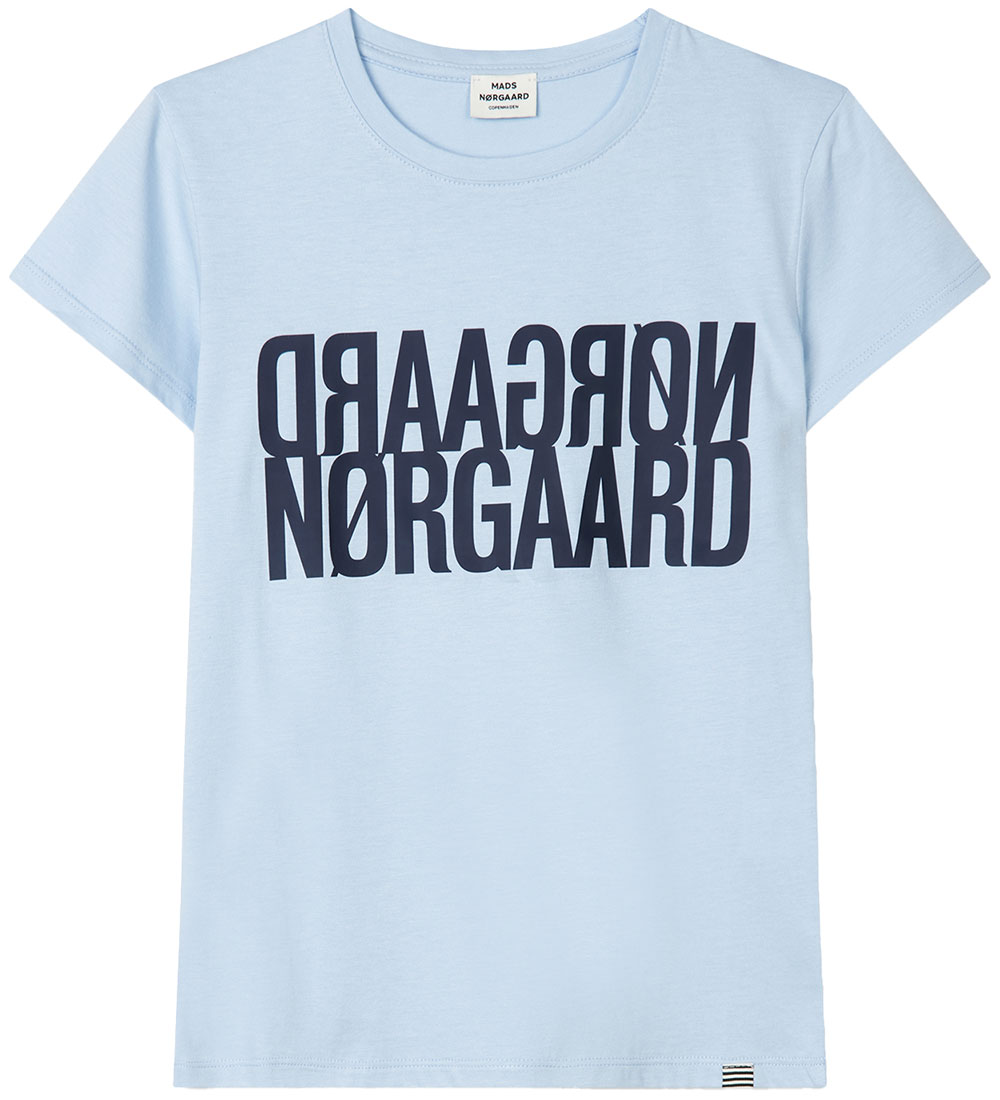 Mads Nørgaard T-shirt - Tuvina - Cashmere Blue