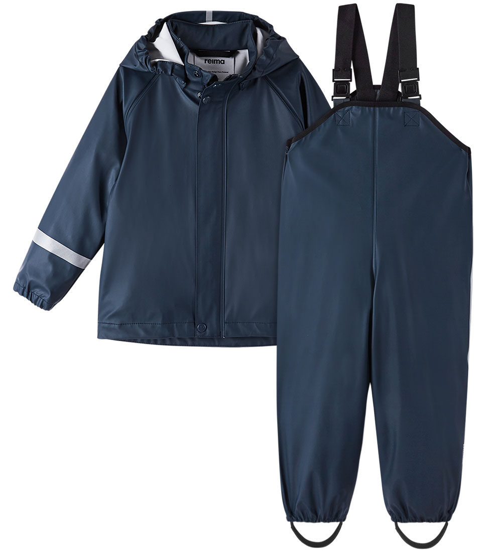 Reima Regenkleidung m. Träger - Tihku - PU - Navy