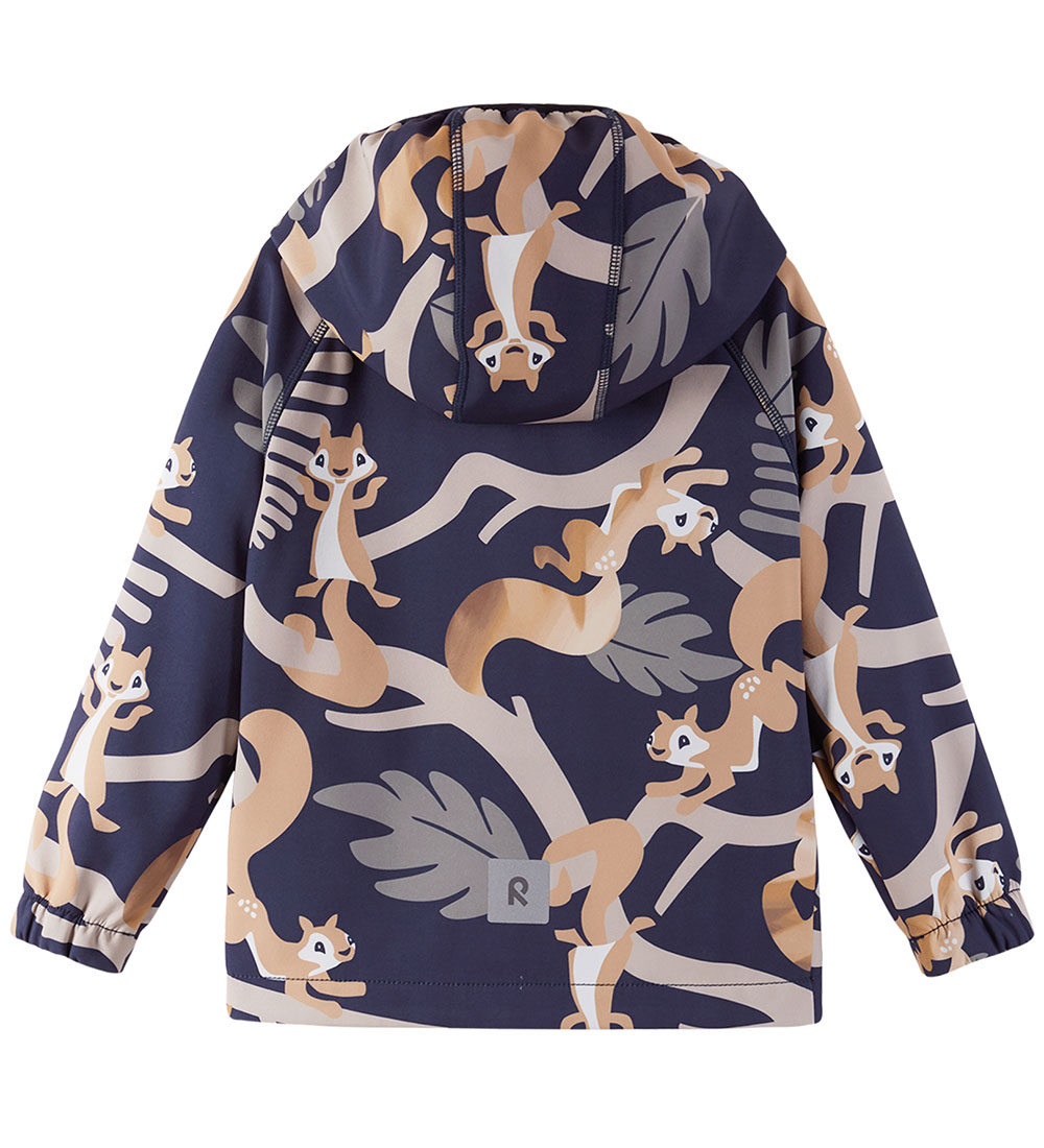 Reima Softshelljacke m. Vantti - Vantti - Navy m. Print