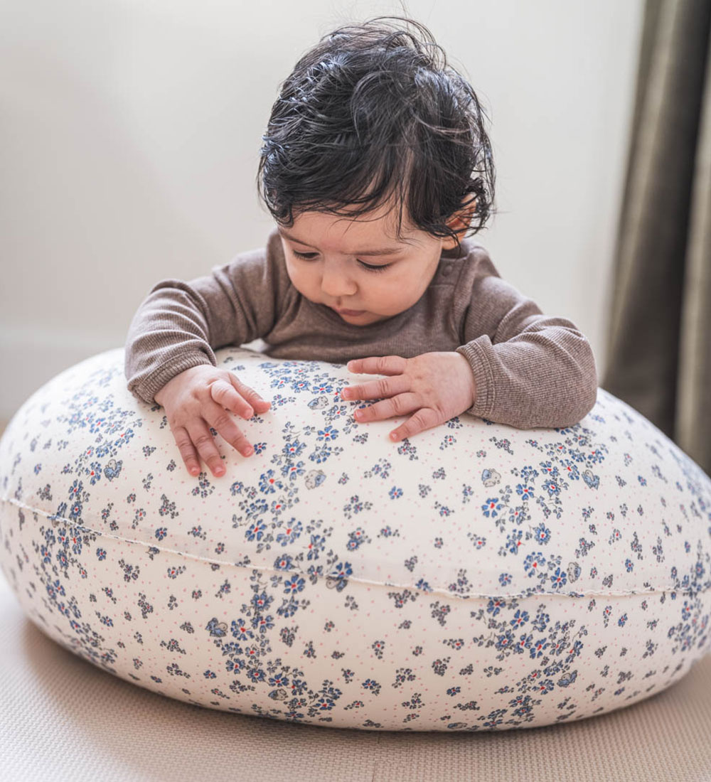 That's Mine Nursing Pillow - Moon - Sprinkles Hearts - Off White